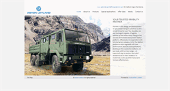Desktop Screenshot of defence.ashokleyland.com